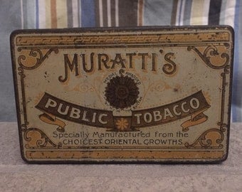Murratti's Public Tobacco Tin