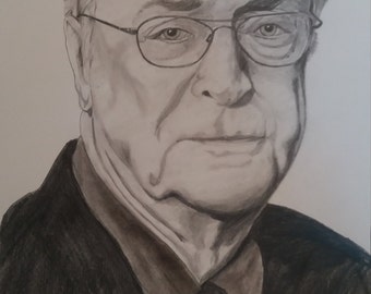 michael cane pencil sketch