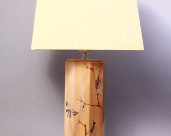 Painted table lamp 