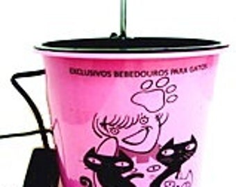 Drinking fountain for cats Cat Onlne 1700 ML plastic pink