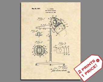 Salon Decor - Hair Dryer Patent Prints - Hair Stylist Patent Art - Hair Salon Decor - Vintage Salon Decor Print - Cosmetology Wall Art 145