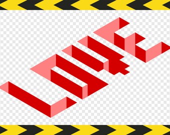 Love sign SVG Minecraft DIY Wall decal Sticker Dxf Pdf Png Cut files for Cricut Silhouette