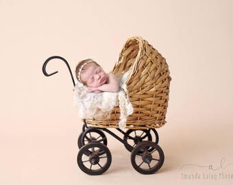 Carriage Newborn Digital Backdrop, Newborn Digital Backdrop, Newborn Digital Background