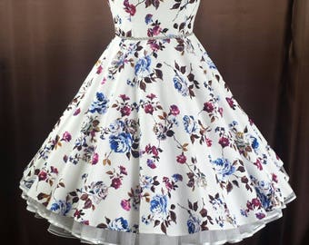 Rockabilly 50s prom swing dress dress