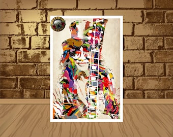 Slash, Guns N' Roses Poster, Slash Print, Slash Art, Guns N' Roses Print, Guns N' Roses Poster, Home Decor,Gift Idea,art poster,Slash poster