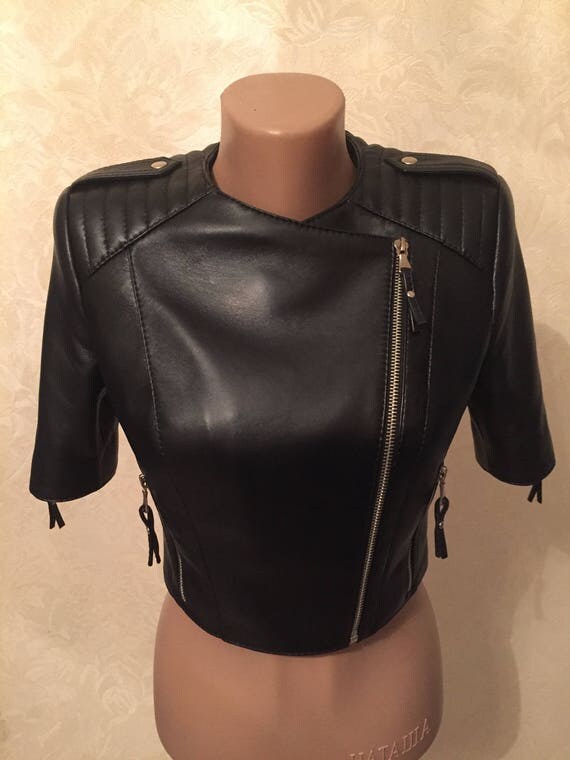 Items similar to Women's jacket, made of genuine leather on Etsy