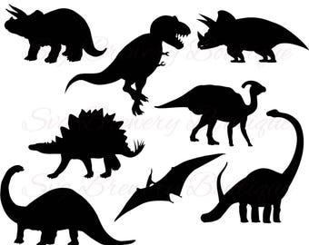 Dinosaur svg, png, dxf, for cricut, silhouette studio, cut file, cutting machine, vinyl decal, stencil template, t shirt design, party theme