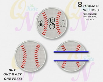 BOGO FREE! Set, Baseball Applique Machine Embroidery Designs, Baseball Split Applique Machine Embroidery Design,Instant download, #070