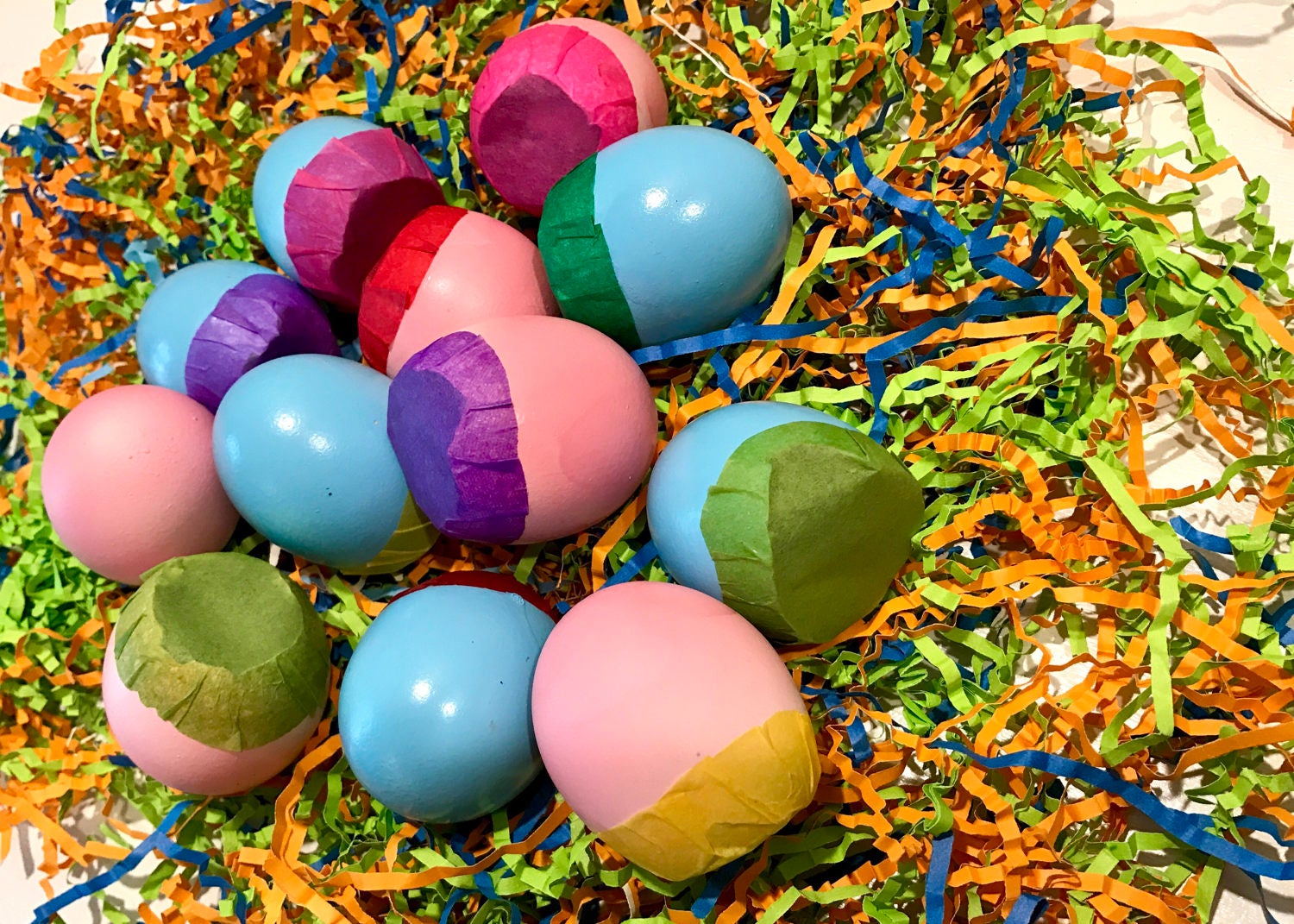 Gender Reveal Party Confetti Eggs Cascarones Baby Shower 2