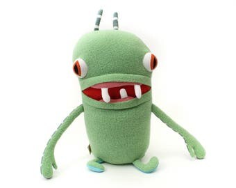 Monster Plush Stuffed "Tobuki" Toothy Pocket Cotton Monster