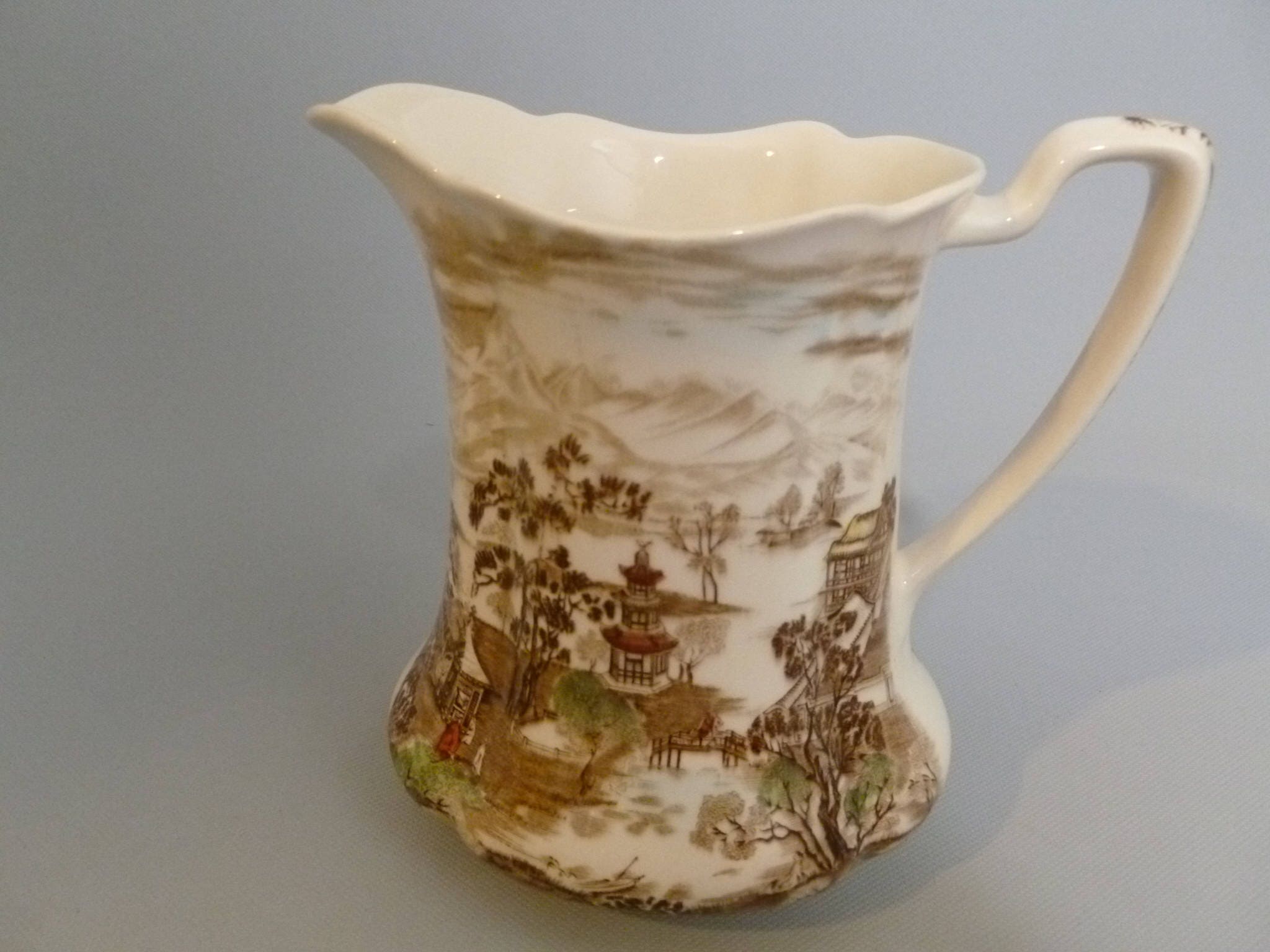 Vintage 1940's Johnson Brothers Enchanted Garden Tall