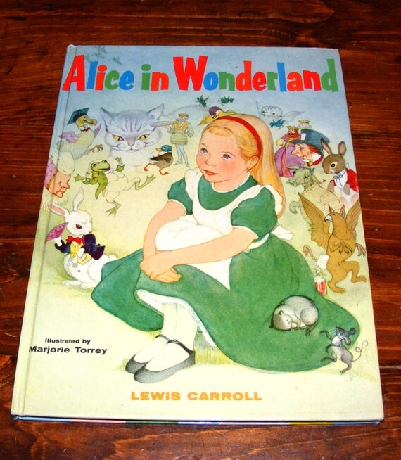 Vintage Alice In Wonderland 1955 edition By Lewis Carroll