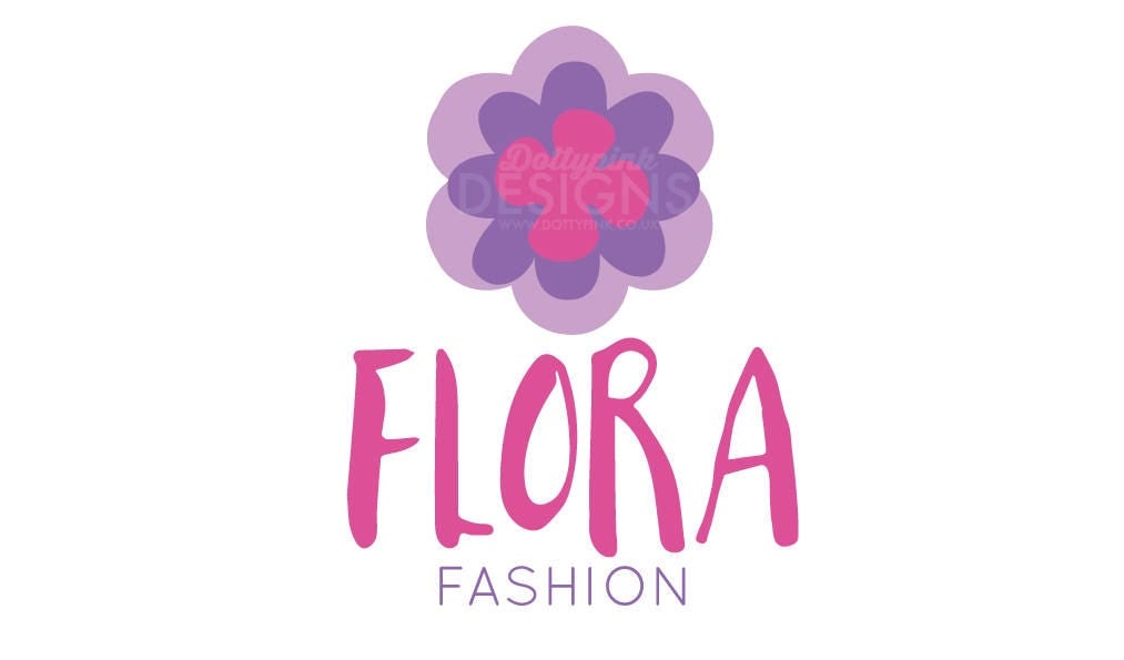 Premade Clothing Flora Fashion Logo Design