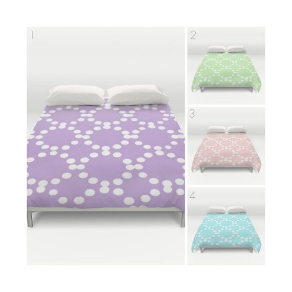 Twin XL Modern Duvet Cover Lavender duvet cover Blush Pink