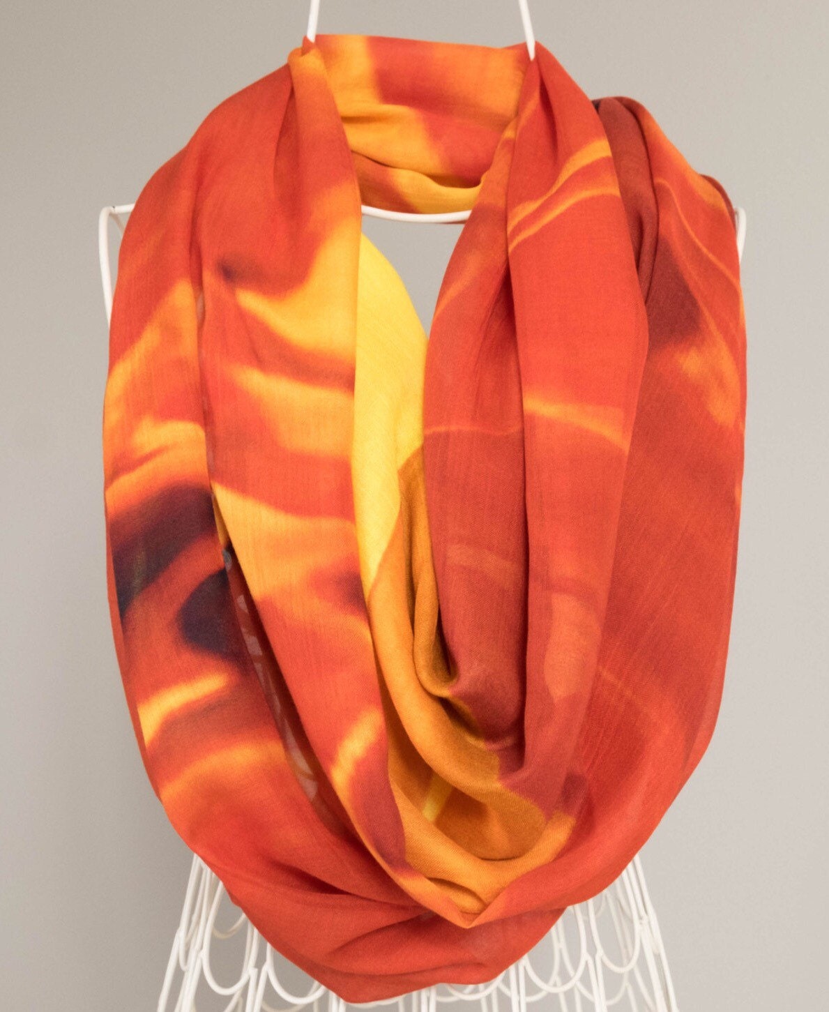 Scarf Shawl Bridal Party Wedding Wrap. Abstract Floral