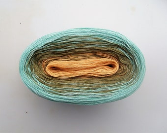 CHOPIN III - Color Changing Cotton yarn 480 yards/100 gr Fingering Weight