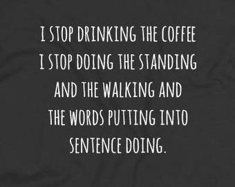 Can't Stop Drinking Coffee Tank - Womens Gilmore Girls Shirt - Womens Coffee Tank Top - Raceback, Sleeveless - Created by Braymont Designs