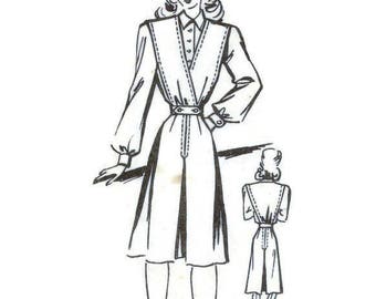 1940s Jumper Dress and Blouse Pattern B34 Ringier Patterns g6119