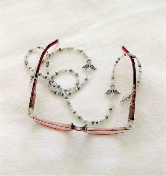 Silver Eyeglass Chain Eyeglass Holder Eyeglass Necklace