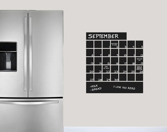 Chalkboard Calendar - Chalkboard Office Business Wall Decals