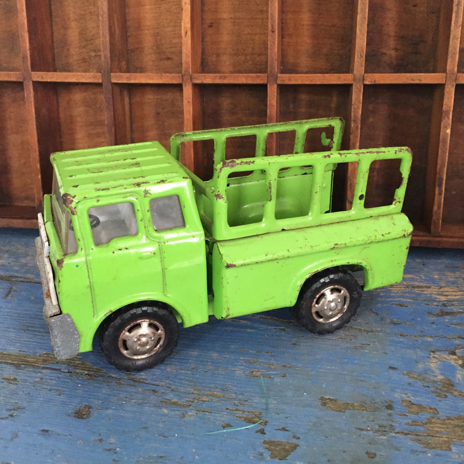Vintage Toy Truck Vintage Marx Toy Vintage Green Truck