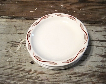 Four Homer Laughlin Restaurant Ware Salad Plates