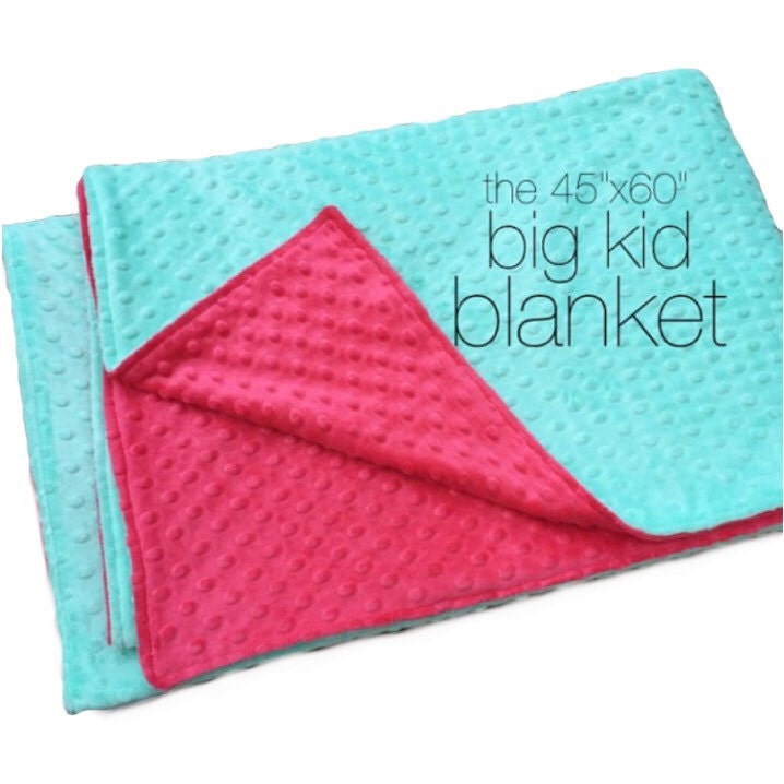 BIG MINKY BLANKET 45x60 Minky DoubleSided