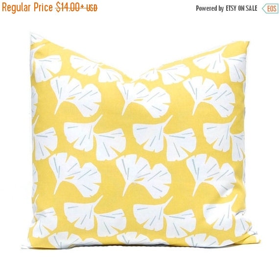 15 Off Sale Yellow Pillow Cover Sofa Pillows by CompanyTwentySix