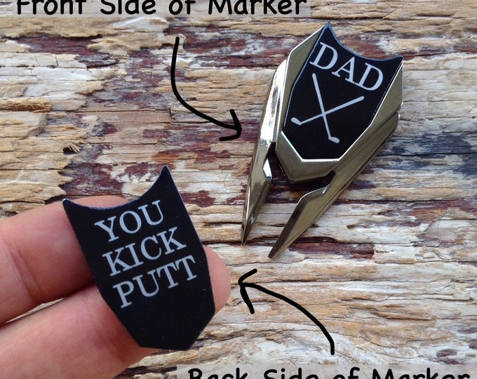 Personalized Golf Ball Marker & Divot Tool Anniversary Gift for Husband, Boyfriend Men Gift for Him, Birthday Gift, Golf Gift for Men