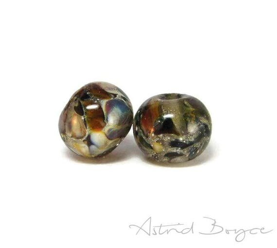 Faerie River artisan art glass beads - Faerie Garden Seats - Makes a Wonderful Addition to Faerie Clothing - Art Jewelry and for crafting