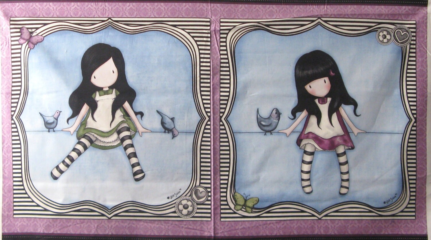 Simply Gorjuss Santoro London On Top Of The World Cotton Fabric By The