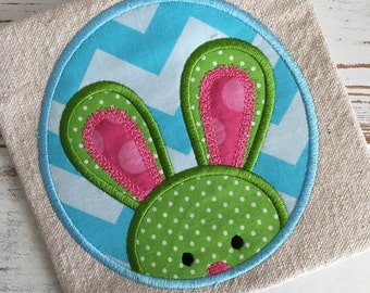 Easter Peep Bunny Applique Embroidery Design 4x4 5x7 6x10 8x12