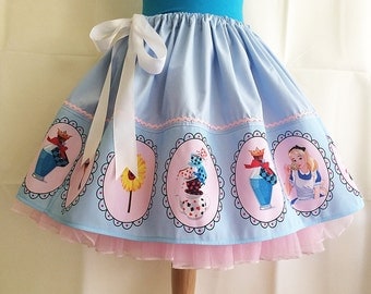 Adult Alice In Wonderland Costume, UK, Skirt, Full Skirt, Cosplay, By Rooby Lane, suitable for all ages