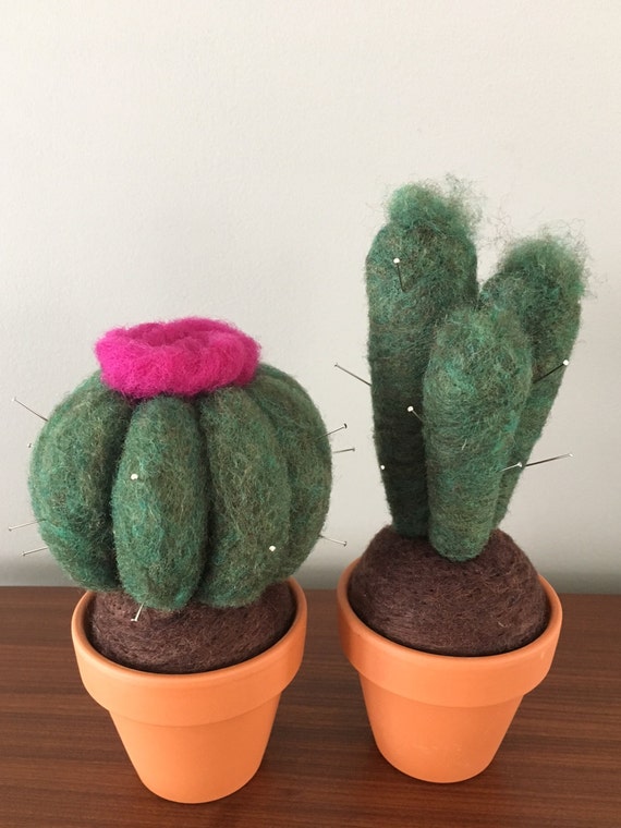 Felted Cactus Pin Cushion