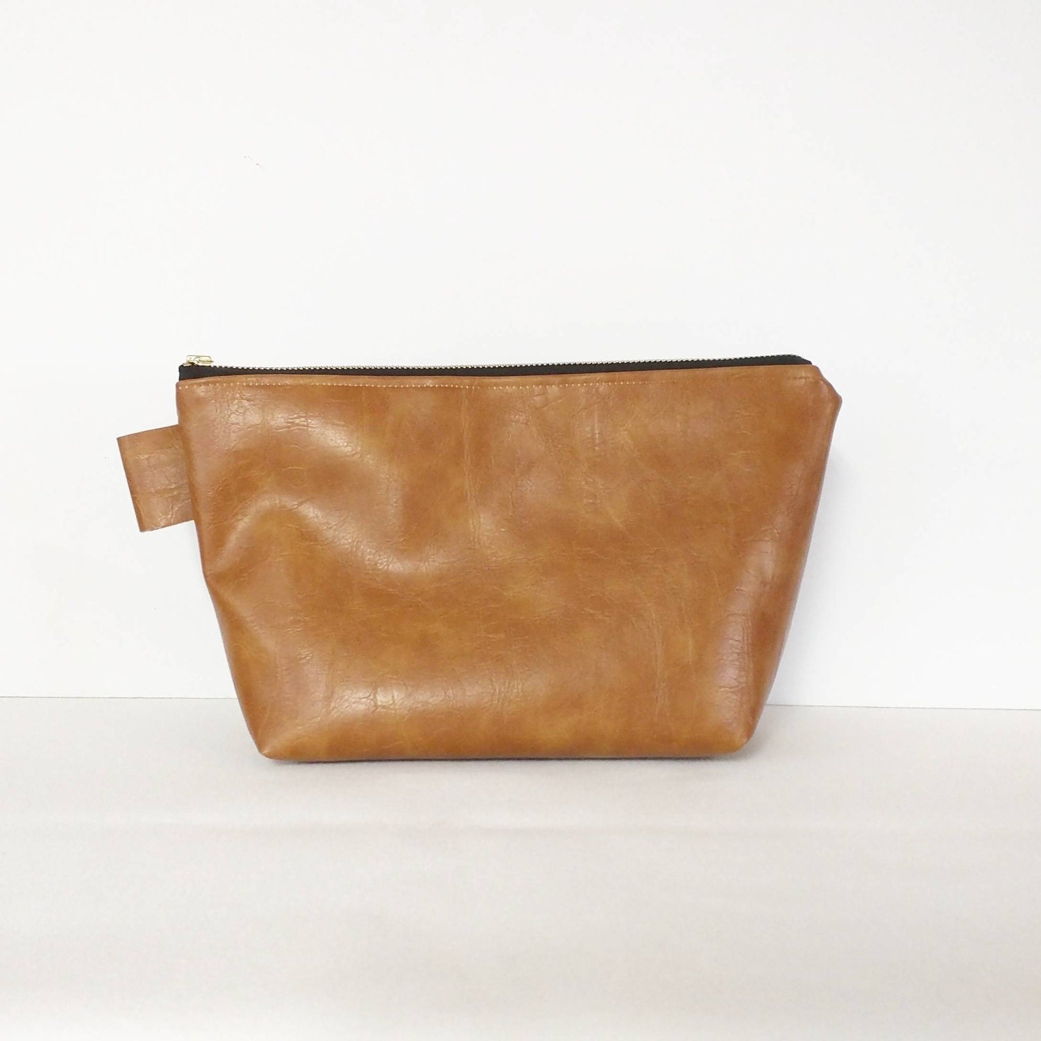 mens brown toiletry bag