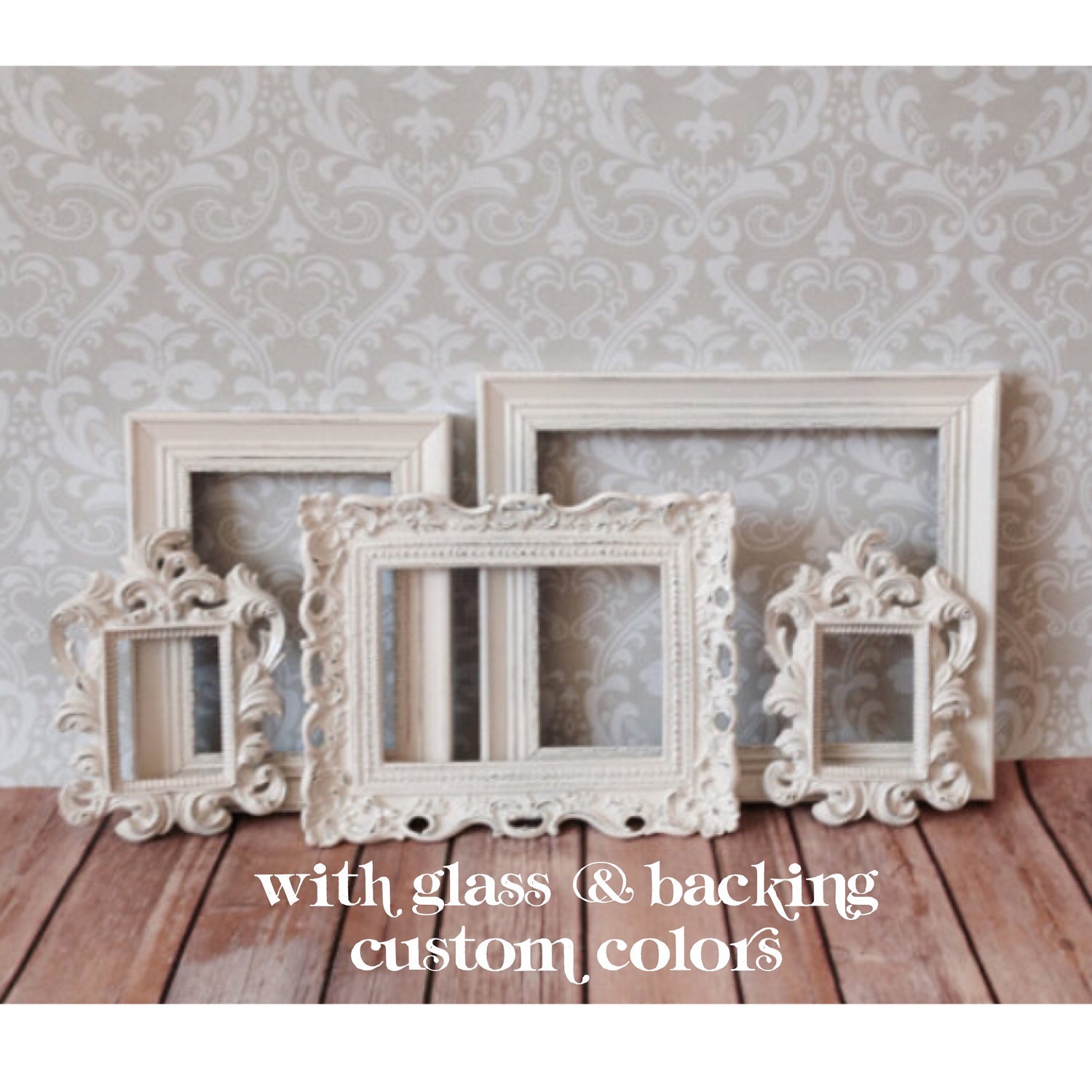 Vintage Style Small PICTURE FRAMES Shabby Chic Wedding