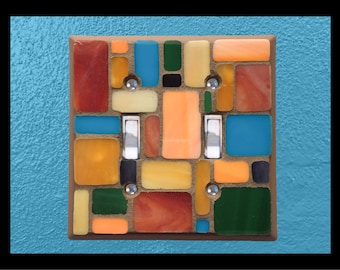 Pastiche - Stained Glass Mosaic Switch Plate