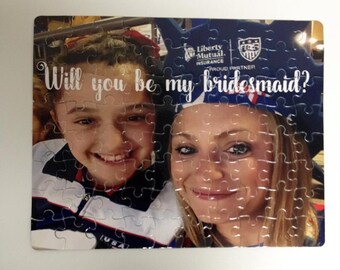 Bridesmaids Proposal Puzzle - Will you be my Bridesmaid Puzzle - Flower Girl Puzzle - Personalized Bridesmaids puzzle - Maid of Honor Gift