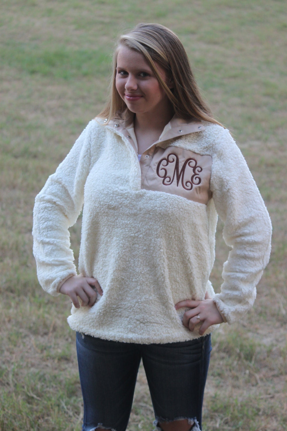 put request example Pullover Monogram Sherpa Pullover Sherpa Fleece Adult