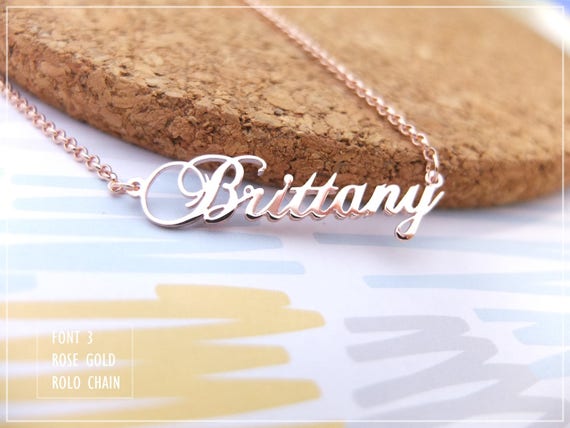 Name Necklace-Custom Name Necklace-Personalized Name