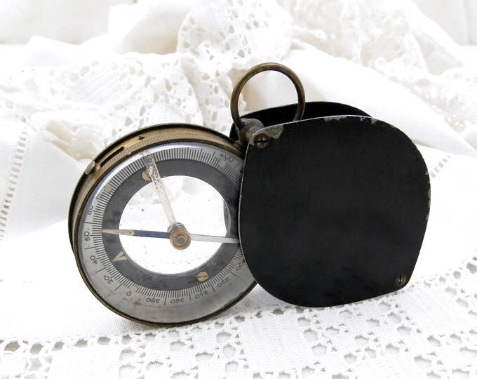 Vintage Working Pocket Compass, with Hanging Loop and Sliding Cover, Map Reading, Orienteering, Scouts, Camping, Retro, Home, Cadets Vintage Working Pocket Compass, with Hanging Loop and Sliding Cover, Map Reading, Orienteering, Scouts, Camping, Retro, Home, Cadets