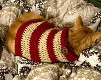 Crochet Cat Sweater