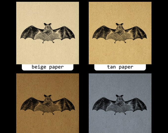 Bat Graphic Image Download Antique Bat Artwork Digital Printable Vintage Clip Art Jpg Png Eps HQ 300dpi No.3894