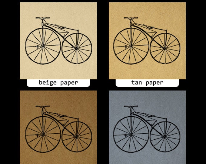 Printable Graphic Antique Bicycle Velocipedes Image Digital Download Vintage Clip Art Jpg Png Eps HQ 300dpi No.2909