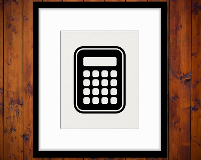 Digital Calculator Icon Printable Image Calculator Graphic Math Finance School Download Antique Clip Art Jpg Png Eps HQ 300dpi No.4343