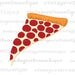 Printable Pizza Slice Digital Image Pepperoni Pizza Download