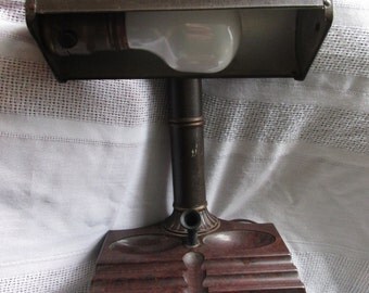 Antique Bankers Lamp vintage bankers lamp | etsy Antique Bankers Lamp vintage bankers lamp | etsy