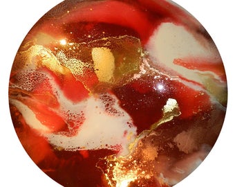 100cm Resin Art Abstract Painting - CRYSTAL