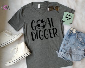 Goal Digger Shirt, Soccer Goal Digger, Soccer Mom Shirt, Proud Soccer Mom, Shirts for Soccer Moms, Custom Soccer Shirts, Soccer Mama Shirt