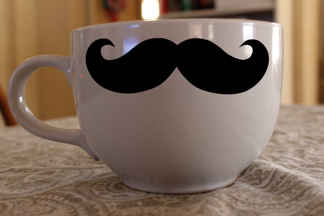 Mustache Coffee Mug Fast Production With in 24 Hours Funny